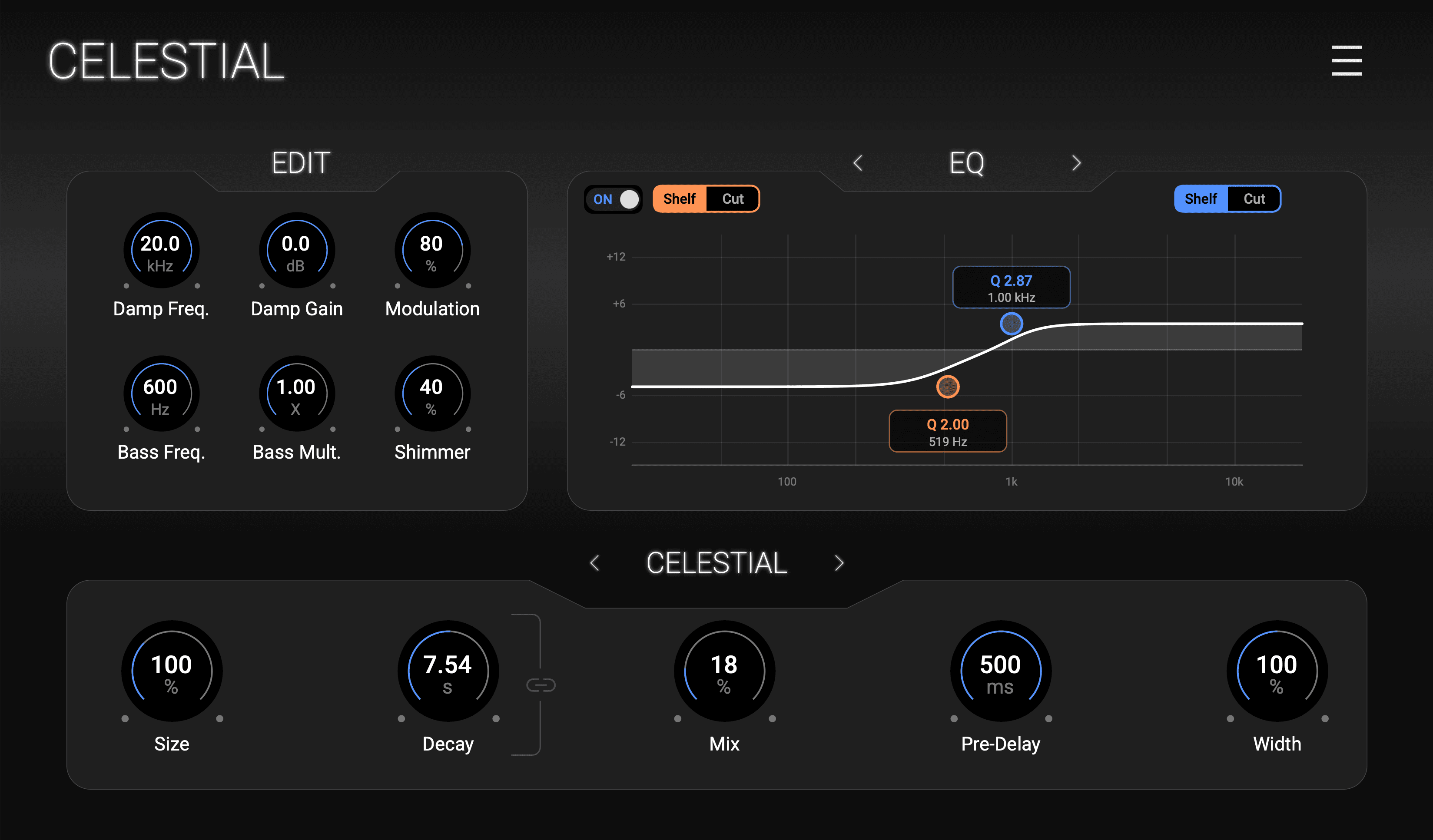 CELESTIAL Reverb Plugin